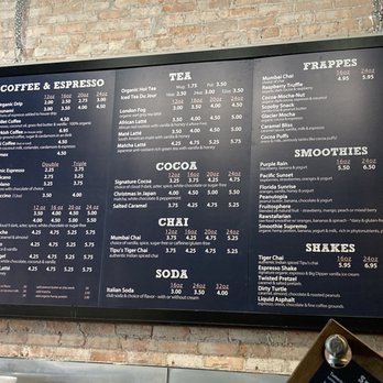 Liquid Planet - The almighty menu :) - Coffee & Tea Near Me - Missoula, Montana