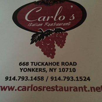 Carlo's Restaurant - Italian Near Me - Yonkers, New York