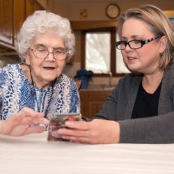 Staying In Place St. Louis - This is our Mom. We help seniors like her stay in their homes as long as possible.