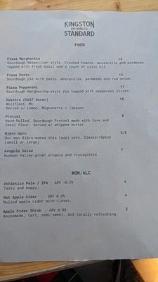 Menu photo 6 Kingston Standard Brewing Kingston, NY