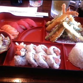 Chobop - BENTO BOX 3 ITEM LUNCH- SUSHI=MIXED TEMPURA-SPICY TUNA ROLL. - Sushi Bars Near Me - Costa Mesa, California Chobop - BENTO BOX 3 ITEM LUNCH- SUSHI=MIXED TEMPURA-SPICY TUNA ROLL. - Sushi Bars Near Me - Costa Mesa, California