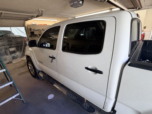 2007 Toyota Tacoma BEFORE whole paint job - We did a full complete paint job and fix the dents , changed the color 2007 Toyota Tacoma BEFORE whole paint job - We did a full complete paint job and fix the dents , changed the color