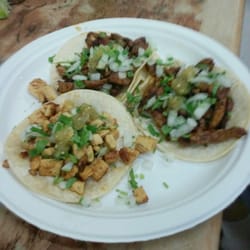 Anaya's Market - Two al pastor, one chicken