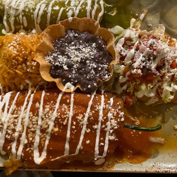 Los Agaves - Chili Chile Relleno combo plate - New American Near Me - Santa Barbara, California