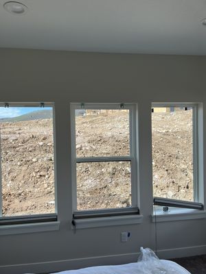 Before and after of various shades - Transform your space with stylish and functional window treatments! ✨ Whether you need complete darkness with blackout shades, a decorative upgrade with stunning before-and-after results, or the timeless elegance of Roman shades, we’ve got you covered. Check out our latest installs and see the difference for yourself!