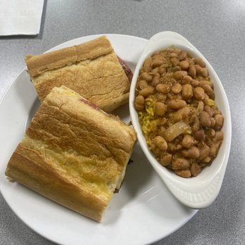 Barracuda Deli Cafe - Cuban sandwich and rice n beans so delicious. - Caribbean Near Me - Seminole, Florida