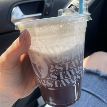 Vesta Coffee Roasters - Iced Blueberry Latte with Almond Milk - Coffee Roasteries Near Me - Las Vegas, Nevada Vesta Coffee Roasters - Iced Blueberry Latte with Almond Milk - Coffee Roasteries Near Me - Las Vegas, Nevada