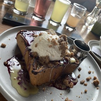 Whiskey Cake - Lemon Blueberry French Toast - New American Near Me - Irving, Texas Whiskey Cake - Lemon Blueberry French Toast - New American Near Me - Irving, Texas
