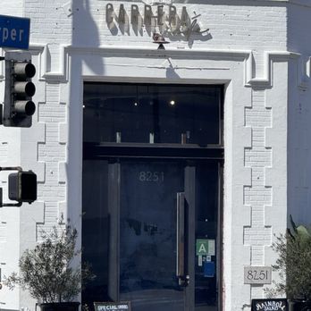 Carrera Cafe - Front door entrance - Cafes Near Me - Los Angeles, California