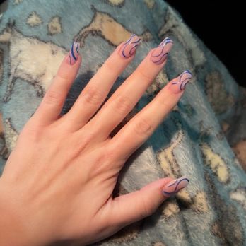 Mint Nails And Spa - Acrylic fill with design - Nail Salons Near Me - Edmond, Oklahoma Mint Nails And Spa - Acrylic fill with design - Nail Salons Near Me - Edmond, Oklahoma