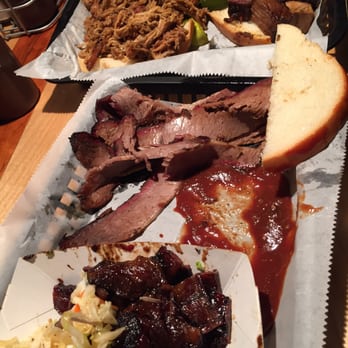 A Little BBQ Joint - Amazing basket of meats. Burnt ends and bacon chips so so good - Barbeque Near Me - Independence, Missouri