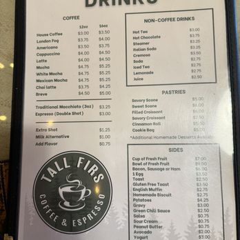 Tall Firs Cafe and Events - Hard to find the menu online so here you go! The croissant sandwich could easily be split - Cafes Near Me - Springfield, Oregon Tall Firs Cafe and Events - Hard to find the menu online so here you go! The croissant sandwich could easily be split - Cafes Near Me - Springfield, Oregon