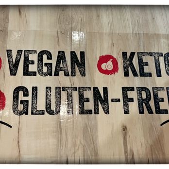 Red Swan Pizza - vegan keto gluten - free sign - Pizza Near Me - Nanaimo, British Columbia