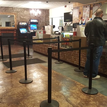 Allwood Cinemas 6 - Inside of place....counter is where to purchase tickets and food....really small theater - Cinema Near Me - Clifton, New Jersey