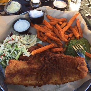Santora's Pizzeria - Fish fry with sweet fries and coleslaw - Pizza Near Me - Depew, New York