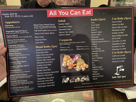 Menu photo 8 Sushi Roll Land San Diego, CA