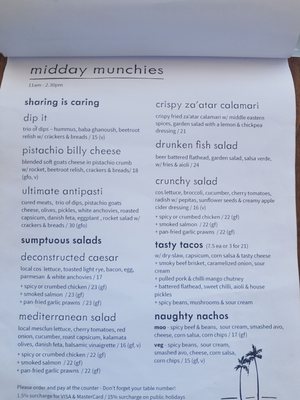 Menu photo 1 Enzo's on the Beach Hervey Bay, QLD