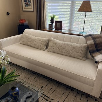 Emily Marshall Custom  Sewing - Expertly made pillows with a welt! - Furniture Reupholstery Near Me