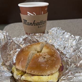 Manhattan Bagel - The best bagel I've had in this area. - Bagels Near Me - Clifton, Virginia