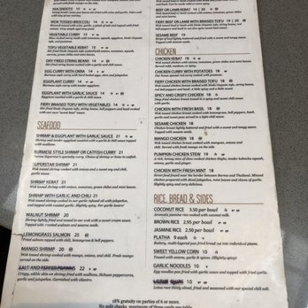 Burma Superstar - Menu - 2 of 2 - Burmese Near Me - Alameda, California Burma Superstar - Menu - 2 of 2 - Burmese Near Me - Alameda, California