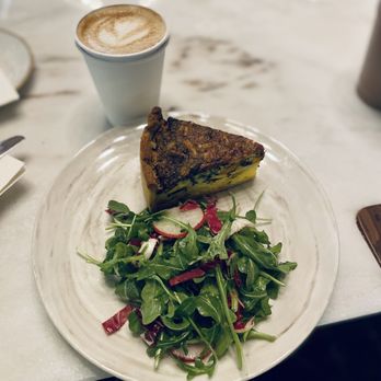 Good Ambler - Market Quiche Honey Lavender Latte - Bakeries Near Me - Chicago, Illinois Good Ambler - Market Quiche Honey Lavender Latte - Bakeries Near Me - Chicago, Illinois