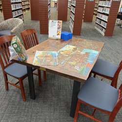 Hershey Public Library - Puzzle table