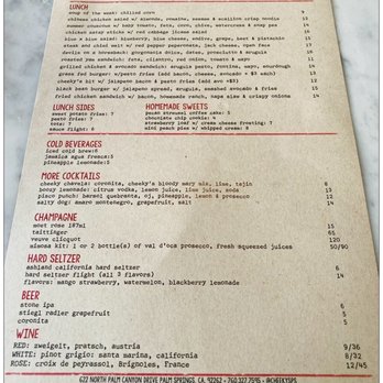 Cheeky's - Menu. Breakfast. - Breakfast & Brunch Near Me - Palm Springs, California Cheeky's - Menu. Breakfast. - Breakfast & Brunch Near Me - Palm Springs, California