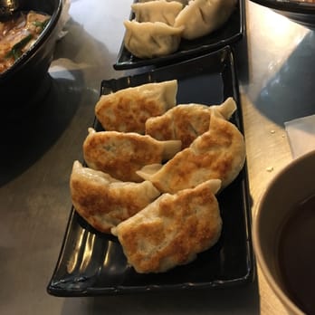 King Noodle - Steamed and fried pork and chive dumplings with sauce on the side :) - Noodles Near Me - Seattle, Washington King Noodle - Steamed and fried pork and chive dumplings with sauce on the side :) - Noodles Near Me - Seattle, Washington