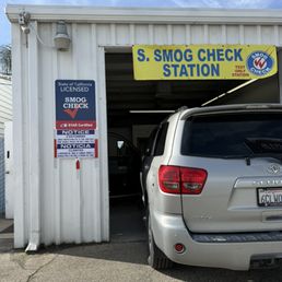 Exterior outside entrance of S Smog Check Station - Front of the shop - Bakersfield, California Exterior outside entrance of S Smog Check Station - Front of the shop - Bakersfield, California