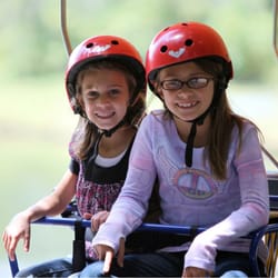 Children 18 years of age and younger are required to wear a helmet; helmets are provided at no additional cost to riders.