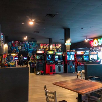 Recbar 812 - View of games on upper level from bar area - Bars Near Me - New Albany, Indiana Recbar 812 - View of games on upper level from bar area - Bars Near Me - New Albany, Indiana