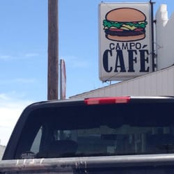 Campo Cafe - Burger, fries, and pie a la mode. Yum. Local conversation. We were welcomed in Campo.