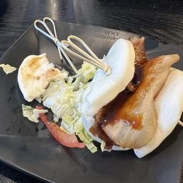 Bao buns more like bao BLT? Strange not Asian Bao buns more like bao BLT? Strange not Asian