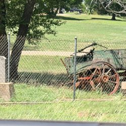 Old equipment from the land rush days