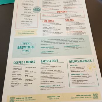 Eggs Up Grill - Back Menu - Breakfast & Brunch Near Me - Winston Salem, North Carolina Eggs Up Grill - Back Menu - Breakfast & Brunch Near Me - Winston Salem, North Carolina