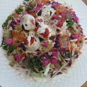 Falafelland - Falafel plate with rice and salad. - Falafel Near Me - San Francisco, California Falafelland - Falafel plate with rice and salad. - Falafel Near Me - San Francisco, California