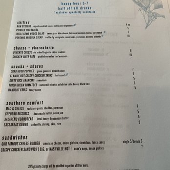 Sassafras - Happy Hour Menu - Southern Near Me - West Palm Beach, Florida Sassafras - Happy Hour Menu - Southern Near Me - West Palm Beach, Florida