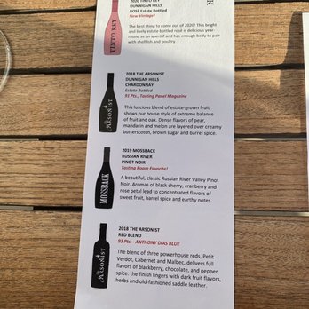 Matchbook Wine Company - Tasting menu - Wineries Near Me - Zamora, California Matchbook Wine Company - Tasting menu - Wineries Near Me - Zamora, California