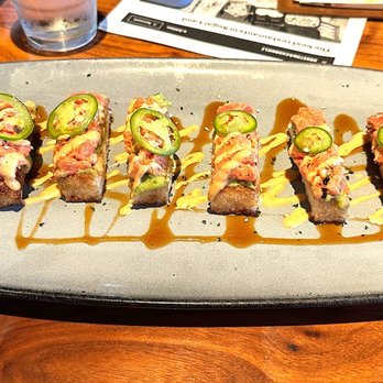 Lazy Dog Restaurant & Bar - Spicy Tuna Crispy Rice - New American Near Me - Houston, Texas Lazy Dog Restaurant & Bar - Spicy Tuna Crispy Rice - New American Near Me - Houston, Texas