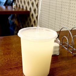 Plaza Oaxaca - Large fresh juice - guanabana (soursop), this is fire! Very refreshing.