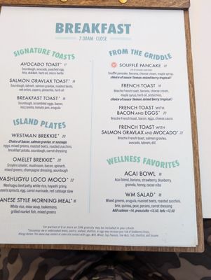 Menu photo 5 Westman Cafe Urban Honolulu, HI Menu photo 5 Westman Cafe Urban Honolulu, HI