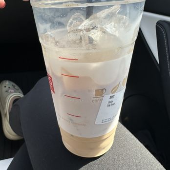 7 Leaves Cafe - Lots of ice!!! Almost to the top of the cup - Coffee & Tea Near Me - Westminster, California