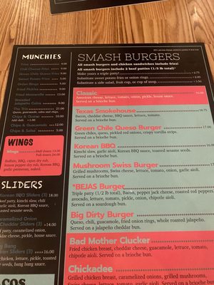 Menu photo 1 Burger Burger Fredericksburg, TX