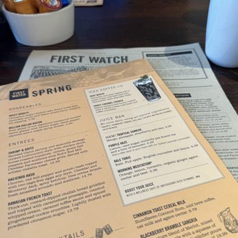 First Watch - Spring menu - Breakfast & Brunch Near Me - Nashville, Tennessee