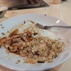 Izumo Japanese Restaurant - Remaining shrimp and rice