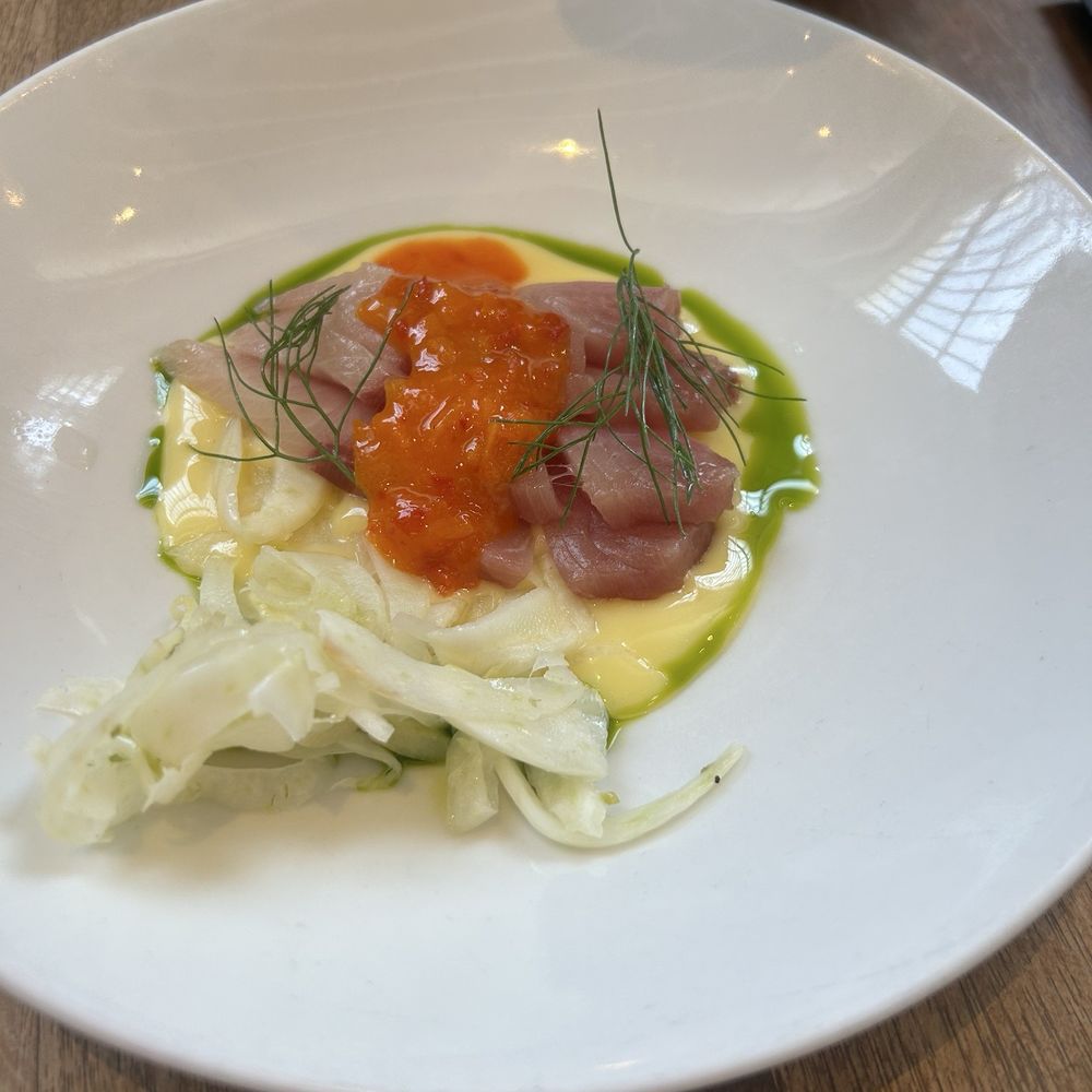 Manhattan Beach Post - Yellowtail crudo - New American Near Me - Manhattan Beach, California Manhattan Beach Post - Yellowtail crudo - New American Near Me - Manhattan Beach, California