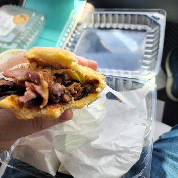Sandwich Queen - a hand holding a sandwich - Sandwiches Near Me - Payson, Utah