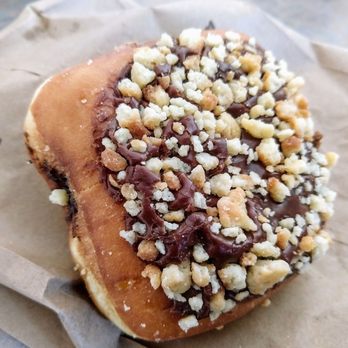 Dunkin' - Cookie dough & Brownie batter filling in one donut! Go get one!! - Coffee & Tea Near Me - Rochester, New York Dunkin' - Cookie dough & Brownie batter filling in one donut! Go get one!! - Coffee & Tea Near Me - Rochester, New York