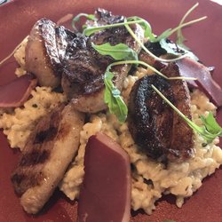Le Marcellino - Risotto au deux magrets et crème de cèpes