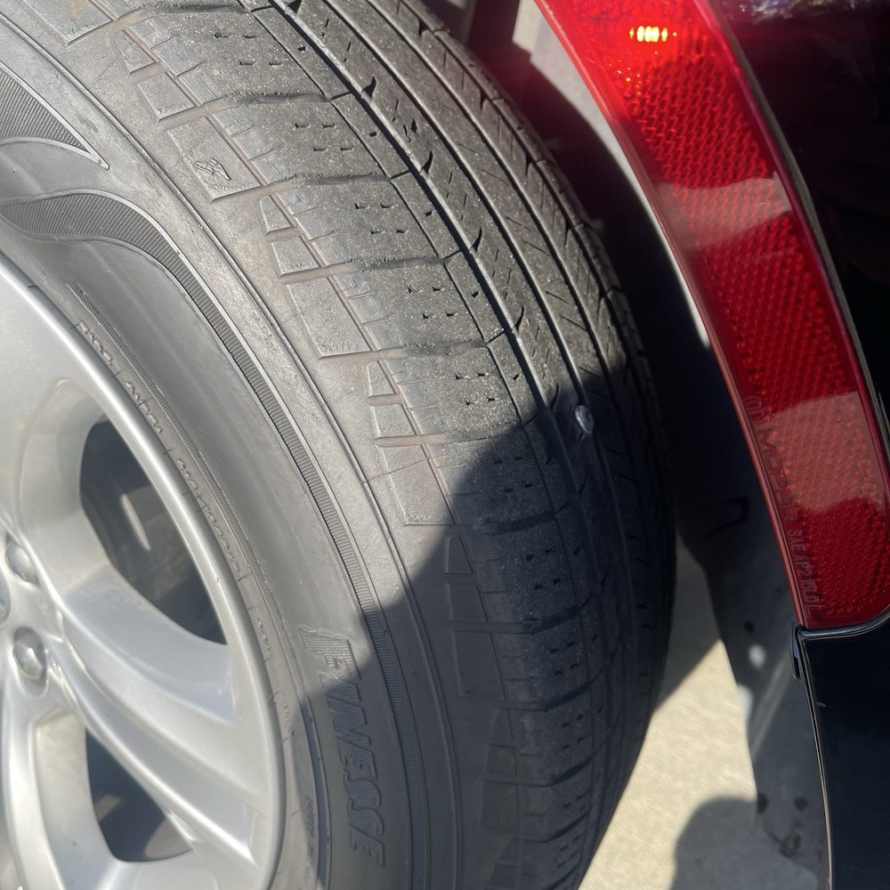 Nail in tire